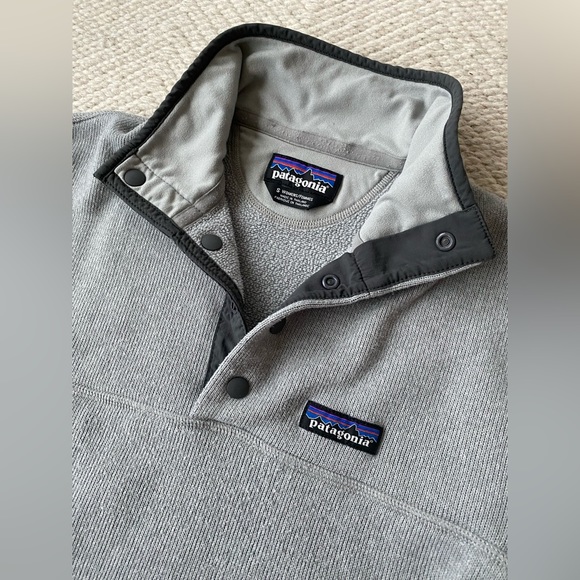 Patagonia Grey Fleece Sz S - Picture 2 of 5